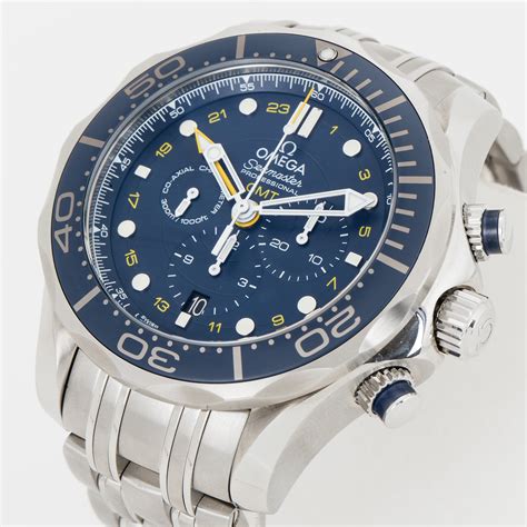 omega 44mm seamaster|Omega Seamaster 44mm chronograph.